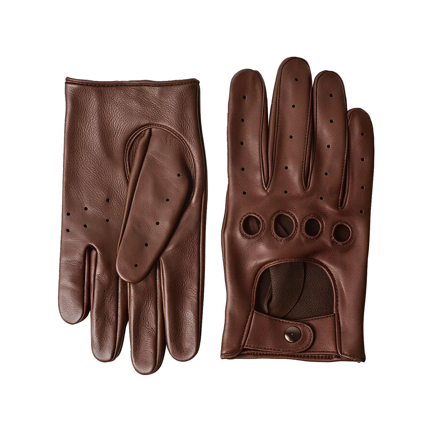Brown Leather Driving Gloves copy